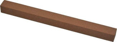 Norton - 6" Long x 1/2" Wide x 1/2" Thick, Aluminum Oxide Sharpening Stone - Square, Medium Grade - Best Tool & Supply