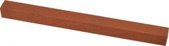 Norton - 6" Long x 1/2" Wide x 1/2" Thick, Aluminum Oxide Sharpening Stone - Square, Fine Grade - Best Tool & Supply