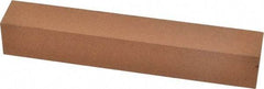 Norton - 6" Long x 1" Wide x 1" Thick, Aluminum Oxide Sharpening Stone - Square, Medium Grade - Best Tool & Supply