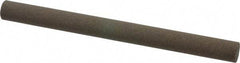 Norton - 6" Long x 1/2" Diam x 1/2" Thick, Aluminum Oxide Sharpening Stone - Round, Coarse Grade - Best Tool & Supply