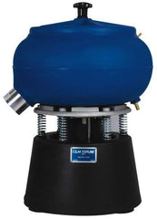 Made in USA - Stand Vibratory Tumbler with Timer - 23" Wide x 19" High x 23" Deep - Best Tool & Supply