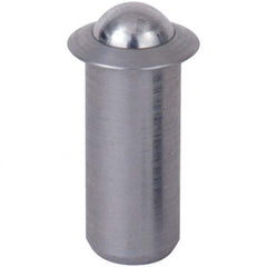 TE-CO - Press-Fit Ball Plungers Body Diameter (Decimal Inch): 0.5000 Body Length (Decimal Inch): 1.2180 - Best Tool & Supply