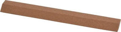 Norton - 4" Long x 9/16" Wide x 3/16" Thick, Aluminum Oxide Sharpening Stone - Diamond, Medium Grade - Best Tool & Supply