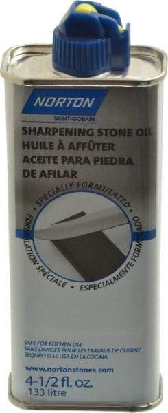 Norton - Sharpening Stone Oil Container Size Range: Smaller than 16 oz. Food Grade: NonFoodGrade - Best Tool & Supply