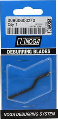 Noga - 1/8" Max Head Diam Countersink Blade - High Speed Steel, Right Handed Blade, Compatible with NogaGrip-1 Handle, RotoDrive Holder, for Hole Inner Surface & Outer Edge - Best Tool & Supply