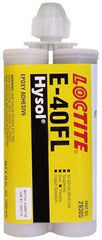 Loctite - 200 mL Cartridge Two Part Epoxy - 40 min Working Time, 3,750 psi Shear Strength, Series E-40FL - Best Tool & Supply