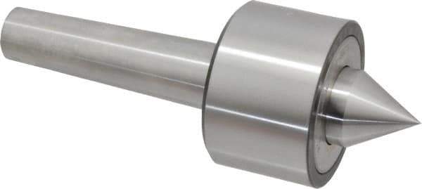 Riten - MT4 Taper Shank, 3" Head Diam 6,000 Lb Capacity Live Center - 4,000 Max RPM, 1-31/32" Head Length, 1-3/8" Point Diam, 1-1/2" Point Len, 2,100 Lb Max Workpc, 7.907" OAL, 1-1/2" Long Tip, Standard Point - Best Tool & Supply