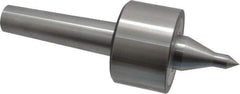 Riten - MT4 Taper Shank, 3" Head Diam 6,000 Lb Capacity Live Center - 4,000 Max RPM, 1-31/32" Head Length, 1/2" Point Diam, 2.2188" Point Len, 1,100 Lb Max Workpc, 8-5/8" OAL, 13/16" Long Tip, Long Point - Best Tool & Supply