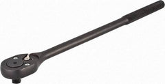 Proto - 1/2" Drive Pear Head Standard Ratchet - Black Oxide Finish, 16" OAL, 24 Gear Teeth, Standard Head - Best Tool & Supply