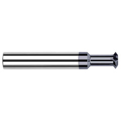 Harvey Tool - 3/8° 3/8" Cut Diam, 1/8" Cut Width, 3/8" Shank, Solid Carbide Double-Angle Cutter - Best Tool & Supply