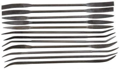 Value Collection - 12 Piece Swiss Pattern File Set - 6-3/4" Long, 0 Coarseness - Best Tool & Supply