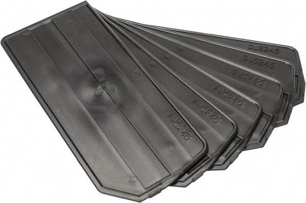 Quantum Storage - 16-1/2" Wide x 5" High, Black Bin Divider - Use with Quantum Storage Systems - QUS 245 - Best Tool & Supply