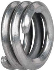 Heli-Coil - #6-32 UNC, 0.138" OAL, Free Running Helical Insert - 2-3/4 Free Coils, Tangless, 304 Stainless Steel, Bright Finish, 1D Insert Length - Best Tool & Supply