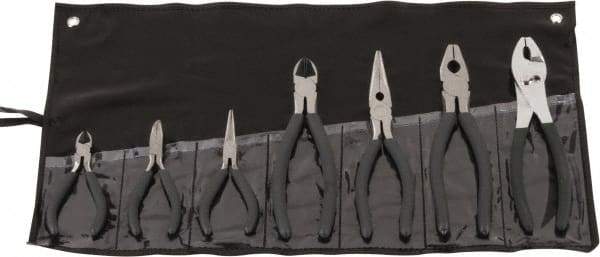 Value Collection - 7 Piece Plier Set - Comes in Plastic Pouch - Best Tool & Supply