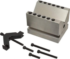 SPI - 2-3/8" Max Capacity, 90° Angle, Hardened Steel V-Block - 3" Long x 4" Wide x 3" High, Sold as Individual - Best Tool & Supply