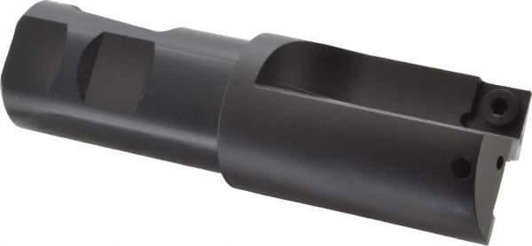 Kennametal - 1-1/2" Cut Diam, 11.94mm Max Depth of Cut, 1-1/4" Shank Diam, 4.78" OAL, Indexable Square Shoulder Centercutting End Mill - SPEB 422 Inserts, Weldon Shank, 0° Lead Angle, Through Coolant - Best Tool & Supply