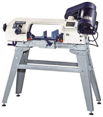 Enco - 5 x 6" Manual Combo Horizontal & Vertical Bandsaw - 1 Phase, 45° Vise Angle of Rotation, 0.33 hp, 110/220 Volts, Step Pulley Drive - Best Tool & Supply