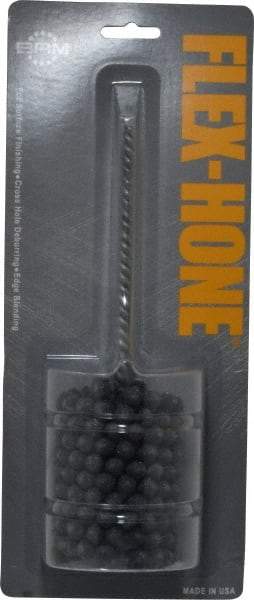 Brush Research Mfg. - 2-1/4" Bore Diam, 120 Grit, Silicon Carbide Flexible Hone - Fine, 8" OAL - Best Tool & Supply