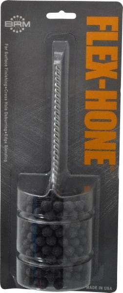 Brush Research Mfg. - 2-1/2" Bore Diam, 120 Grit, Silicon Carbide Flexible Hone - Fine, 8" OAL - Best Tool & Supply