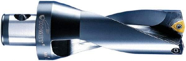 Komet - 162mm Max Drill Depth, 3xD, 54mm Diam, Indexable Insert Drill - 2 Inserts, ABS 63 Modular Connection Shank - Best Tool & Supply