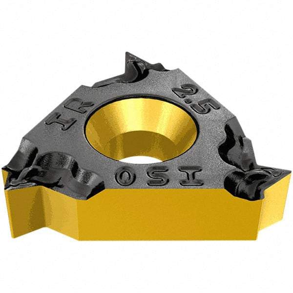 Iscar - 16IR Internal Right Hand ISO Laydown Threading Insert - Grade IC908, TiAlN Coated Carbide, 9.53mm Inscribed Circle - Best Tool & Supply