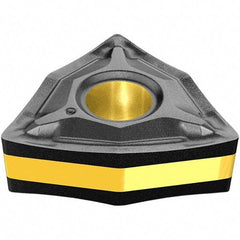 Iscar - TNMG333 TF Grade IC9150 Carbide Turning Insert - TiCN/Al2O3/TiN Finish, 60° Triangle, 3/8" Inscr Circle, 3/16" Thick, 3/64" Corner Radius - Best Tool & Supply