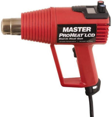 Master Appliance - 130 to 1,000°F Heat Setting, 4 to 16 CFM Air Flow, Heat Gun - 120 Volts, 11 Amps, 1,300 Watts, 6' Cord Length - Best Tool & Supply