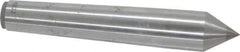 Made in USA - Carbide-Tipped Alloy Steel Standard Point Solid Dead Center - Jarno 6 Taper, 4-1/2" OAL - Best Tool & Supply