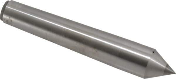 Made in USA - Carbide-Tipped Alloy Steel Standard Point Solid Dead Center - Jarno 10 Taper, 7-1/2" OAL - Best Tool & Supply