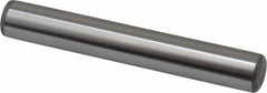 Made in USA - 7/16" Diam x 3" Pin Length Grade 8 Alloy Steel Standard Dowel Pin - Bright Finish, C 47-58 & C 60 (Surface) Hardness, 22,550 Lb (Single Shear), 45,100 Lb (Double Shear) Breaking Strength, 1 Beveled & 1 Rounded End - Best Tool & Supply