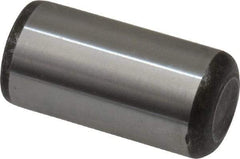 Made in USA - 5/8" Diam x 1-1/4" Pin Length Grade 8 Alloy Steel Standard Dowel Pin - Bright Finish, C 47-58 & C 60 (Surface) Hardness, 46,000 Lb (Single Shear), 92,000 Lb (Double Shear) Breaking Strength, 1 Beveled & 1 Rounded End - Best Tool & Supply