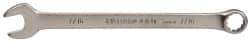 Paramount - 7/16" 12 Point Combination Wrench - 5-3/4" OAL, Chrome Vanadium Steel, Satin Finish - Best Tool & Supply