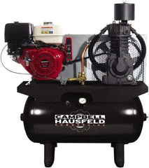 Campbell Hausfeld - 13 HP Stationary Gas Air Compressor - Honda Engine, Horizontal Configuration, 30 Gallon, 24.3 CFM, 175 Max psi - Best Tool & Supply