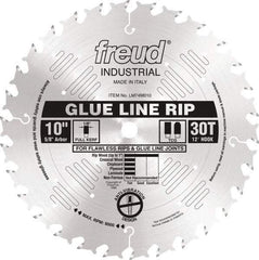 Freud - 10" Diam, 5/8" Arbor Hole Diam, 30 Tooth Wet & Dry Cut Saw Blade - Carbide-Tipped, Standard Round Arbor - Best Tool & Supply