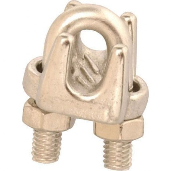 Campbell - Wire Rope Hardware & Accessories Type: Wire Rope Clip For Rope Diameter: 1/8 (Inch) - Best Tool & Supply