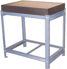 Value Collection - 24" Long x 18" Wide x 36" High, Granite & Steel Inspection Surface Plate Stand with Surface Plate - Includes 640-0140 Surface Plate, 640-1010 Stand - Best Tool & Supply