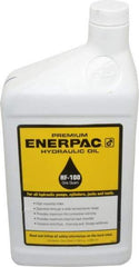 Enerpac - 1 Qt Bottle, Mineral Hydraulic Oil - ISO 32, <12,000 SUS at 0°F, 150 to 165 SUS at 100°F, 42 to 45 SUS at 210°F - Best Tool & Supply