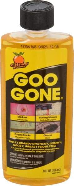 Value Collection - 8 oz Bottle Adhesive Remover - Removes Crayon, Grease, Gum, Stickers, Tape & Tar - Best Tool & Supply