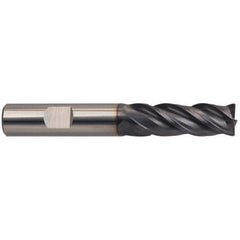 Guhring - 3/8" Diam, 1" Length of Cut, 3/8" Shank Diam, 2-1/2" OAL, 4 Flute Solid Carbide Square End Mill - Best Tool & Supply