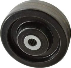 Albion - 8 Inch Diameter x 2-1/2 Inch Wide, Phenolic Caster Wheel - 2,000 Lb. Capacity, 3-1/4 Inch Hub Length, 1 Inch Axle Diameter, Roller Bearing - Best Tool & Supply