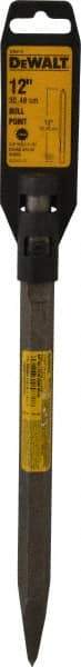 DeWALT - 12" OAL, 3/4" Shank Diam, Moil Point Chisel - Spline Drive, Spline Shank, Steel - Best Tool & Supply