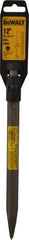 DeWALT - 12" OAL, 3/4" Shank Diam, Moil Point Chisel - Spline Drive, Spline Shank, Steel - Best Tool & Supply