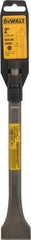 DeWALT - 2" Head Width, 12" OAL, 21/32" Shank Diam, Scaling Chisel - Spline Drive, Spline Shank, Steel - Best Tool & Supply