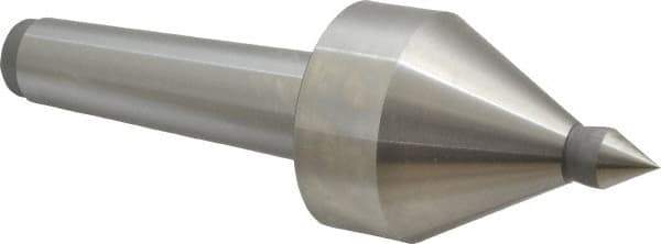 Royal Products - MT4 Taper Shank, 2-1/2" Head Diam 5,000 & 5,685 Lb Capacity Live Center - 4,000 Max RPM, 2.6" Head Length, 5/8" Point Diam, 15/16" Point Len, 685 Lb Max Workpc, 7-15/16" OAL, 5/8" Tip Diam, Long Point - Best Tool & Supply