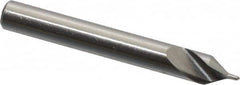 Combo Drill & Countersink: Metric, High Speed Steel Bright (Polished) Finish, Right Hand Cut