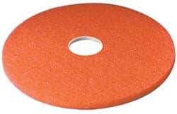 3M - Spray Buffing Pad - 16" Machine, Red Pad, Polyester - Best Tool & Supply