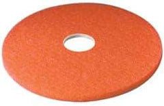 3M - Spray Buffing Pad - 17" Machine, Red Pad, Polyester - Best Tool & Supply