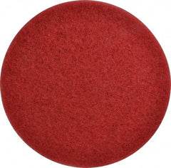 3M - Spray Buffing Pad - 13" Machine, Red Pad, Polyester - Best Tool & Supply