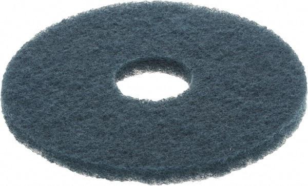 3M - Scrubbing Pad - 13" Machine, Blue Pad, Nylon & Polyester - Best Tool & Supply