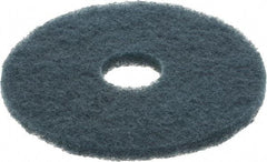 3M - Scrubbing Pad - 14" Machine, Blue Pad, Nylon & Polyester - Best Tool & Supply